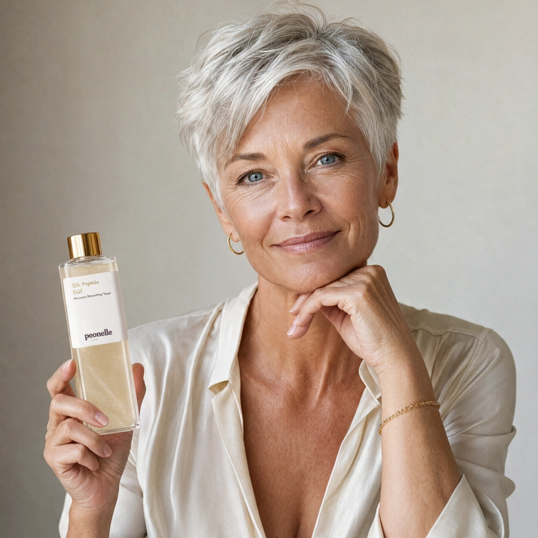Frau mit dem Peonelle Toner